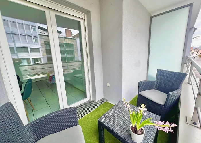 Appartement T2 Centre Ville, Balcon