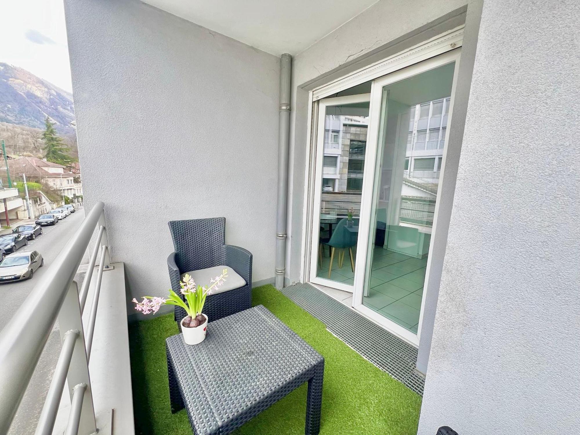 Apartment T2 Centre Ville, Balcon *